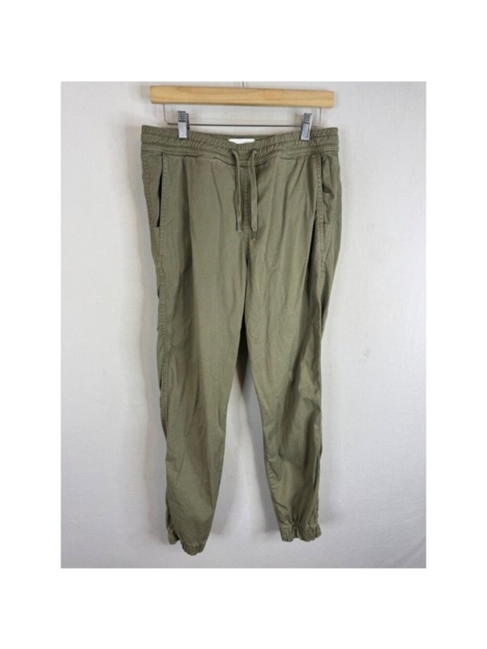 DU/ER Live Free Jogger Pants Olive Green Mens Medium Drawstring Elastic Cuff
